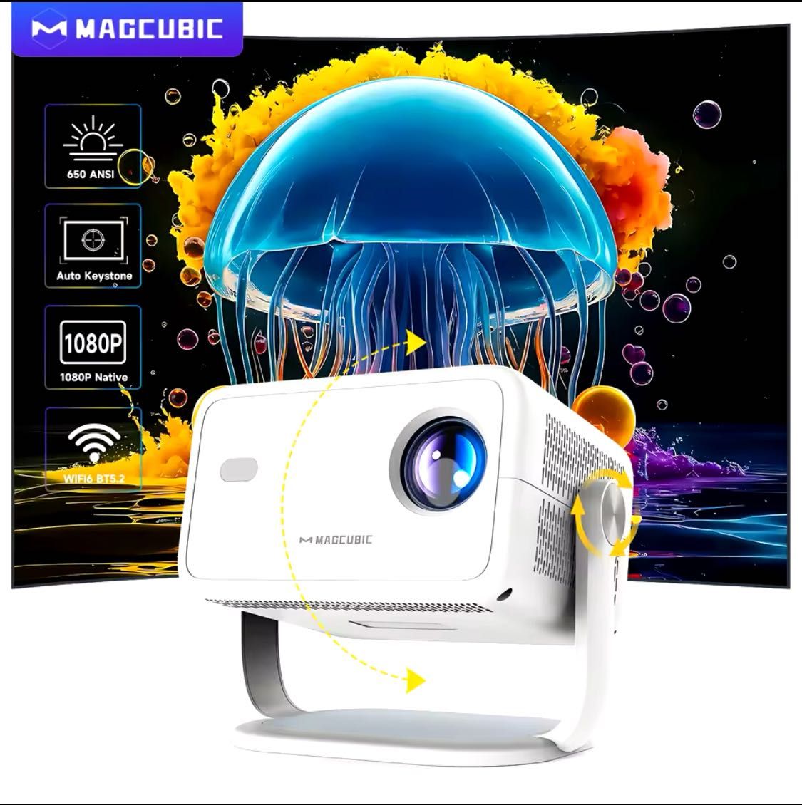 Magcubic L018 650 ANSI Android 11 автофокус