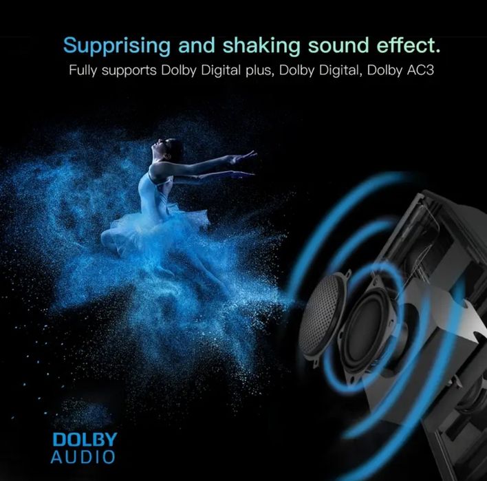 Проектор X1Pro Xnano 8K Decoding Dolby Audio.