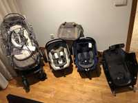 Carro passeio Jané Kawai + 2 babycoque Koos + isofix