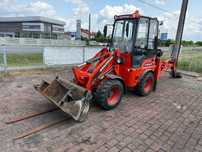 Eurocomach E 245 K CAT komatsu jcb Mini koparko ładowarka waga 4 tony  łaman w połowie koparko ładowarka odpinany tył