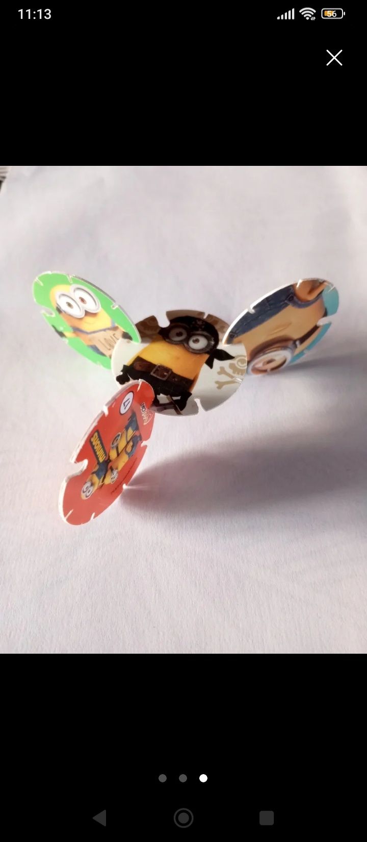 4 tazos dos Minions