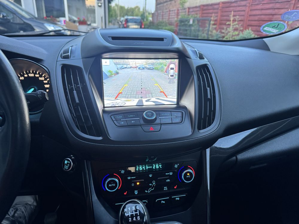 Ford Kuga 1.5 150 KM sprowadzony 2017 zarejestrowany kamera navi ledy