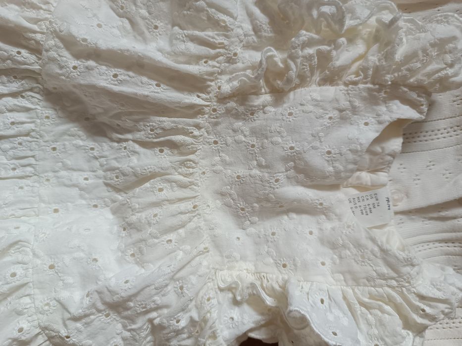 Komplet na chrzest lub inną okoliczność H&M rozmiar 74