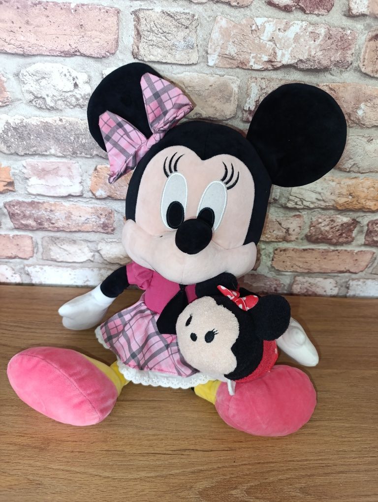 Myszka Minnie duża i tsum tsum dwie maskotki Disneya zestaw