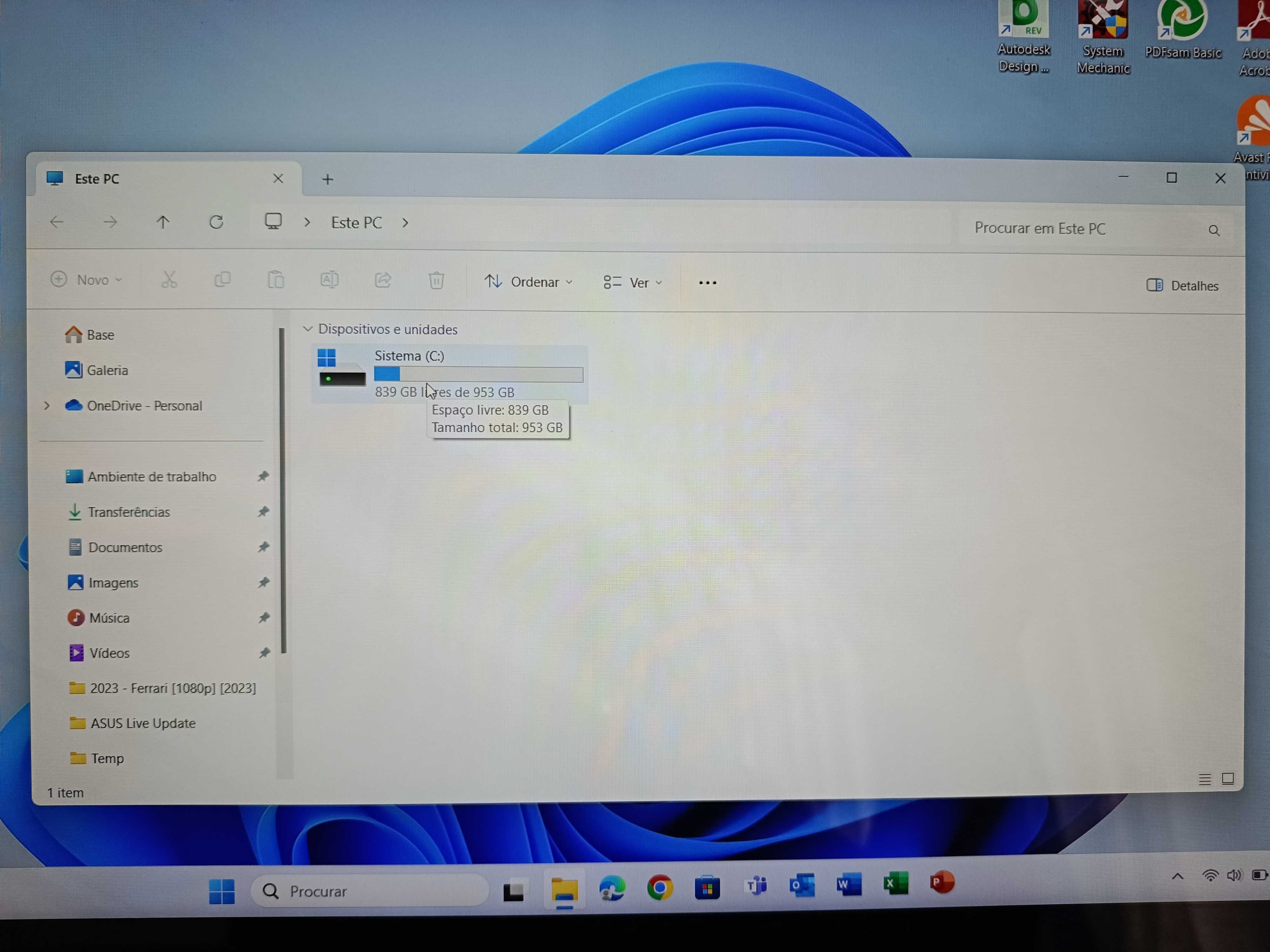 Asus Zenbook Pro UX550GE 15,6" 4K Táctil - 1TB M2.SSD - 16 GB DDR4