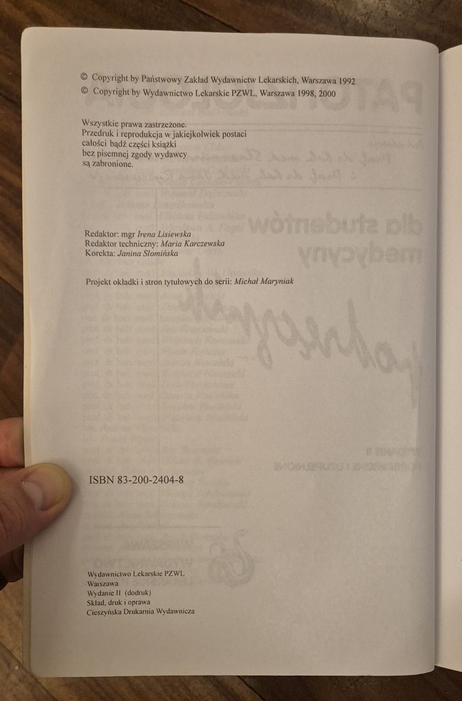 "Patofizjologia. Podręcznik dla studentów medycyny"