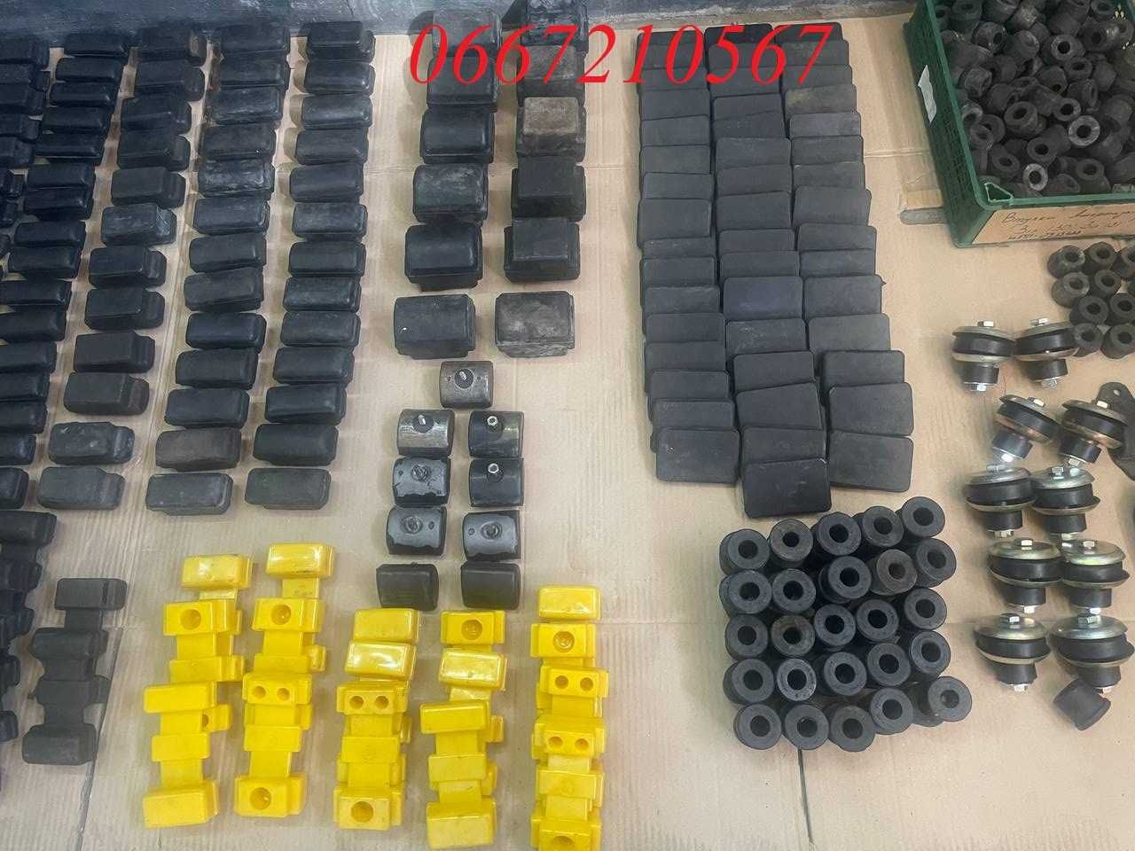 Подушки, втулки, відбійники Газ 52, Газ 53, Газ 66, Газ 3307, Уаз