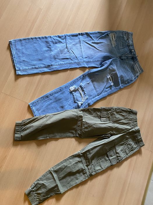 Spodnie dziewczece/młodzieżowe s/xs cena za calosc