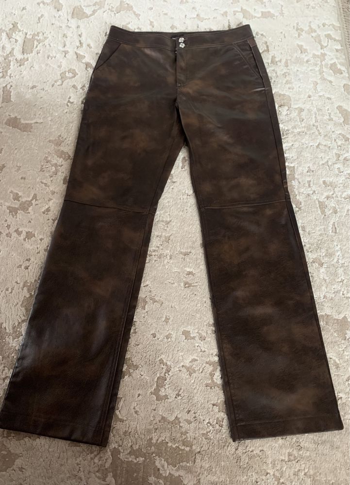 Шкіряні штани ZARA