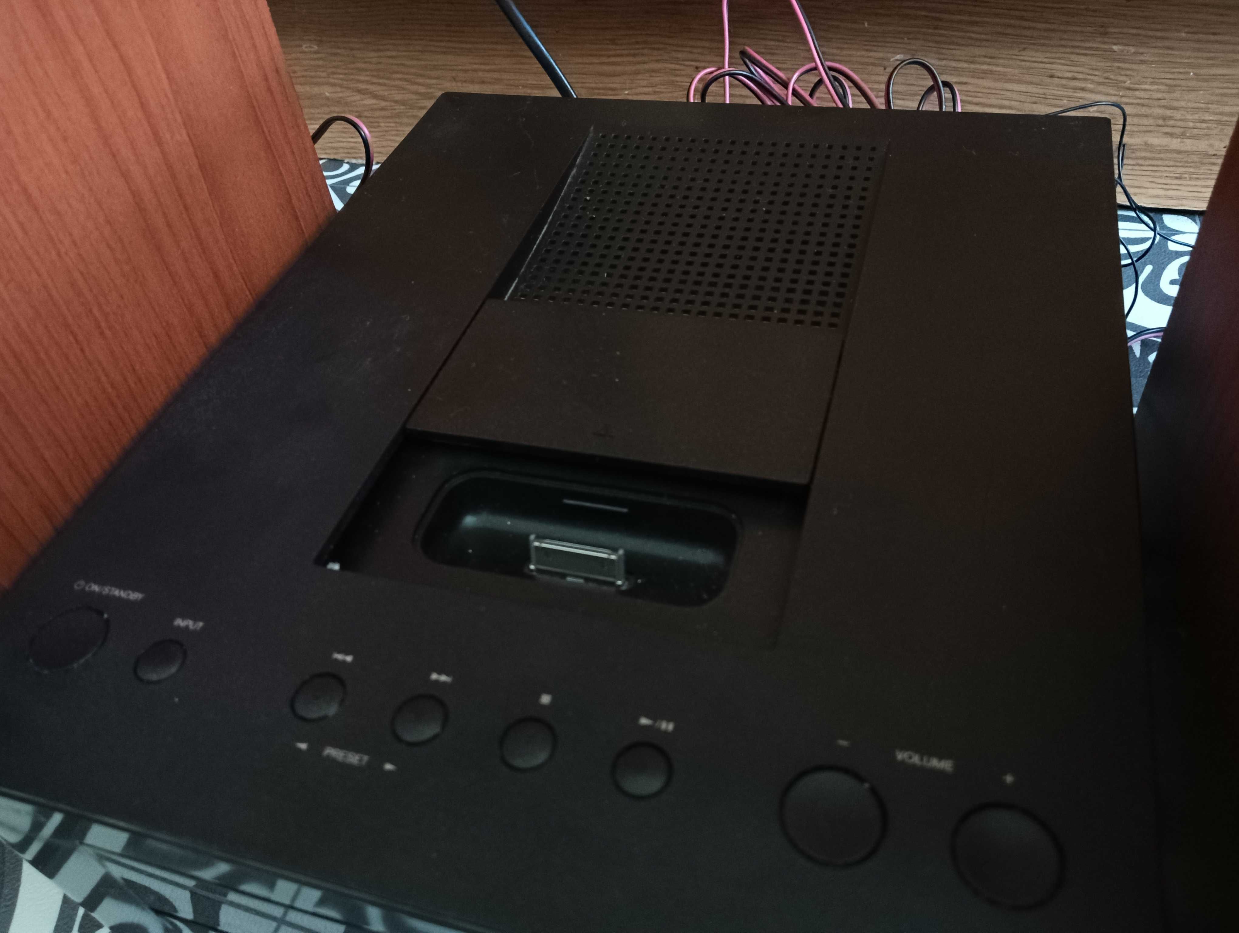 Wieża Onkyo CD receiver CR-245 CD Tuner iPod Dock MP3 USB Subwoofer