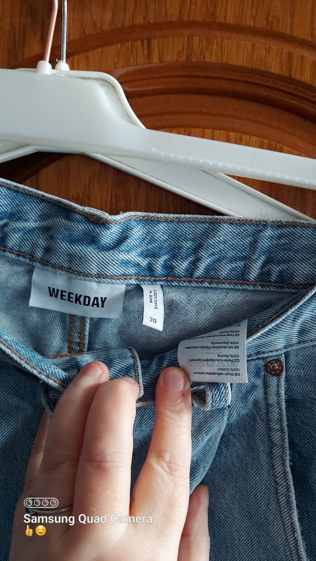 Spodnie jeansowe damskie 30.
