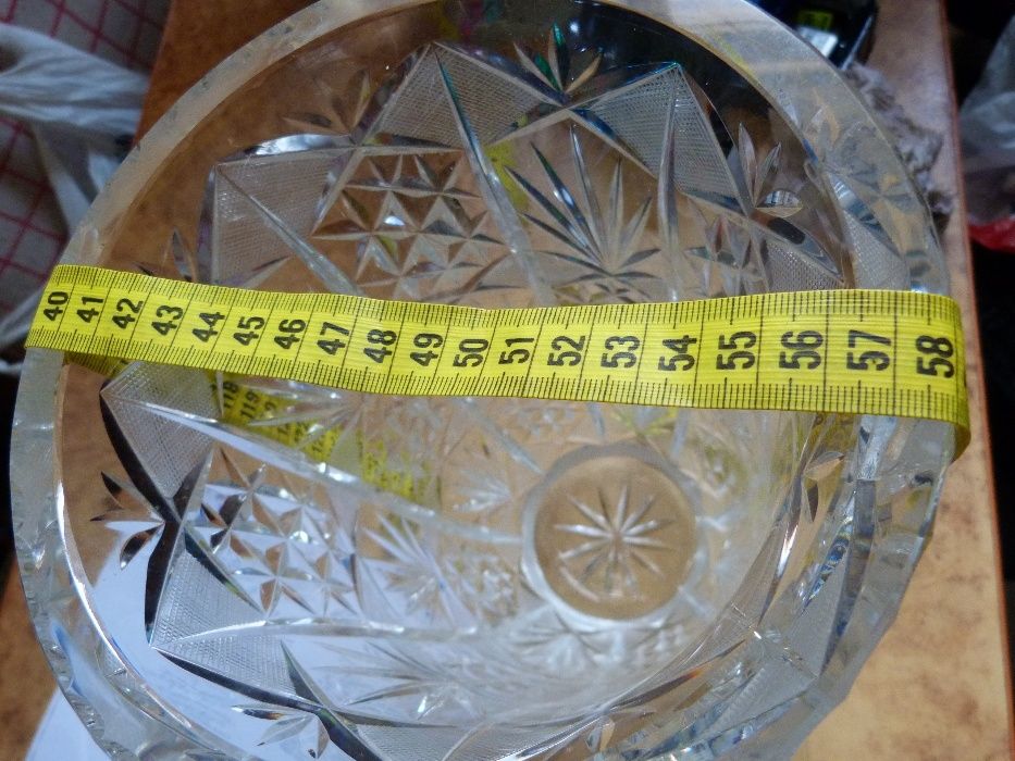 Хрустальная ваза Чехия 30.5см (с нюансом)Большая