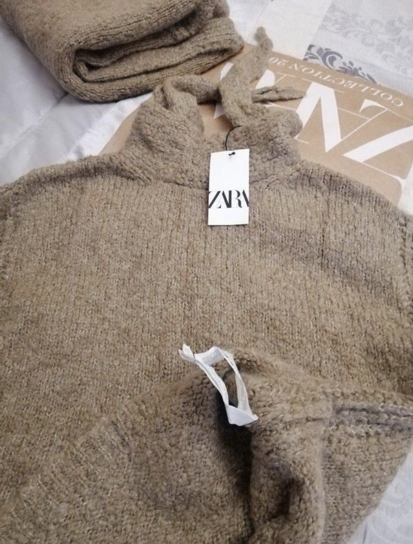 Zara новый махеровый свитер