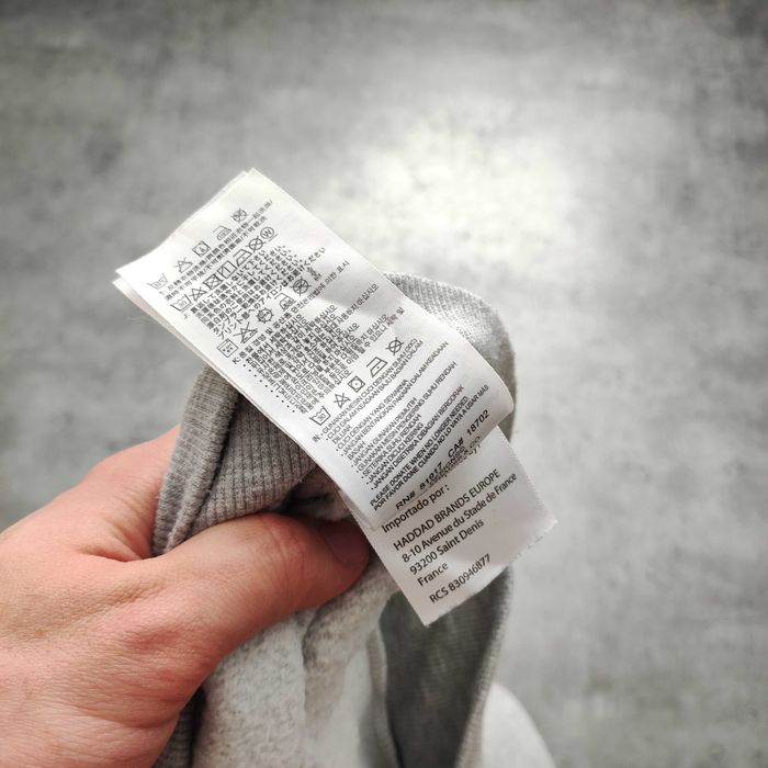 DAMSKA PREMIUM Bluza z Kapturem Klasyczna Duże Logo Nadruk Levis Szara