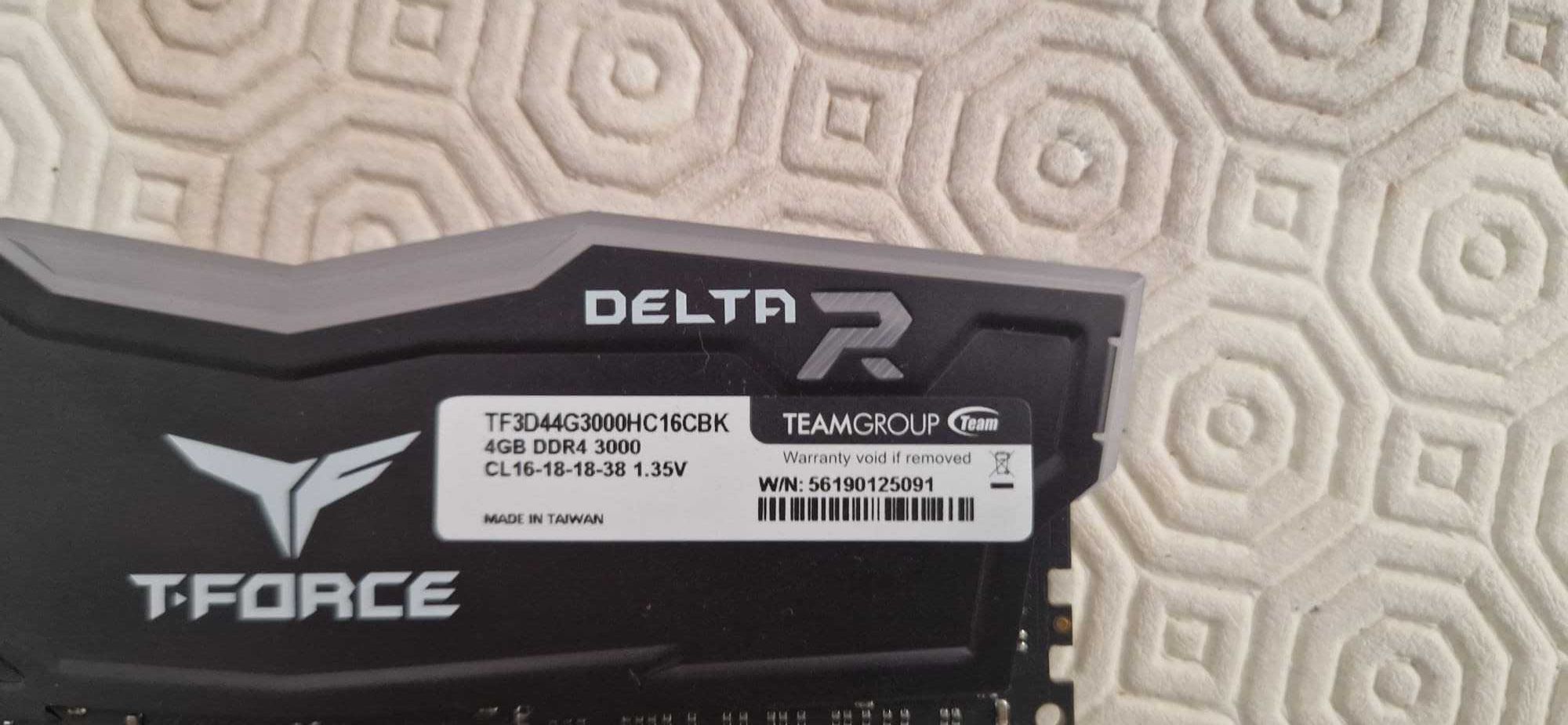 RAM DeltaForce (2x4GB) 3000