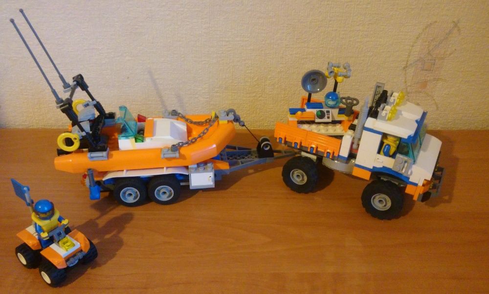 Straż przybrzeżna LEGO City 7726 + quad 7736