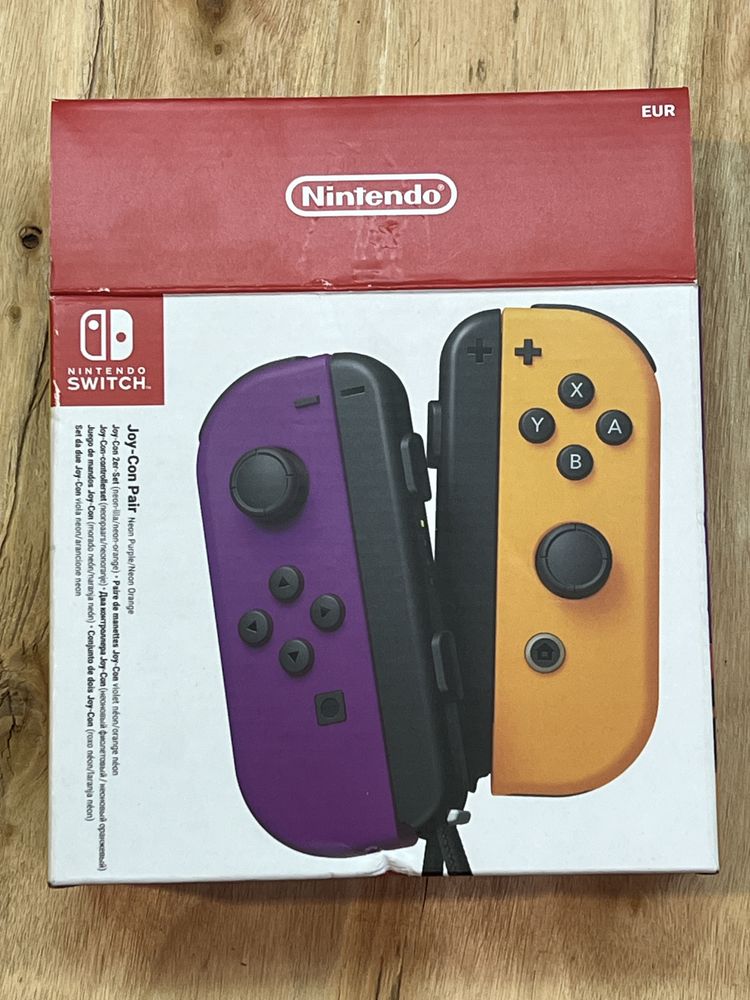 Joy-Con Nintendo Switch (E/D) - Roxo Laranja Néon original