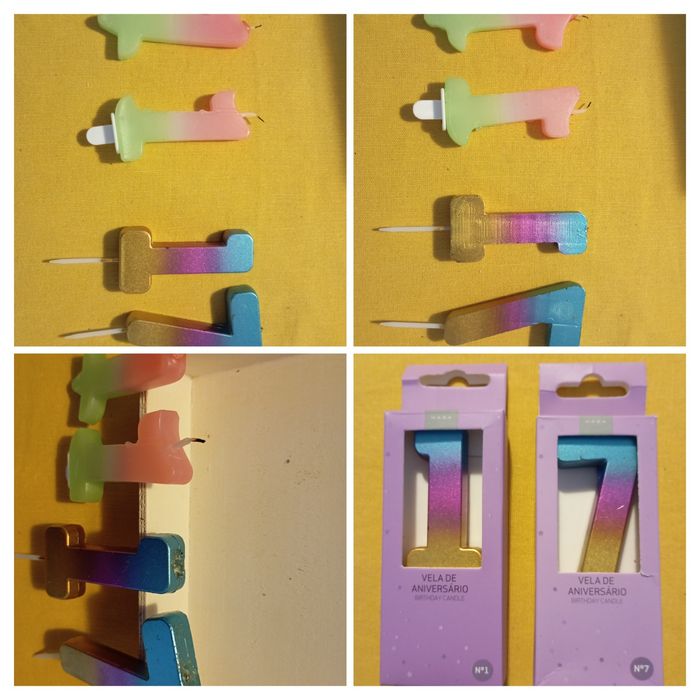 Velas de aniversário
