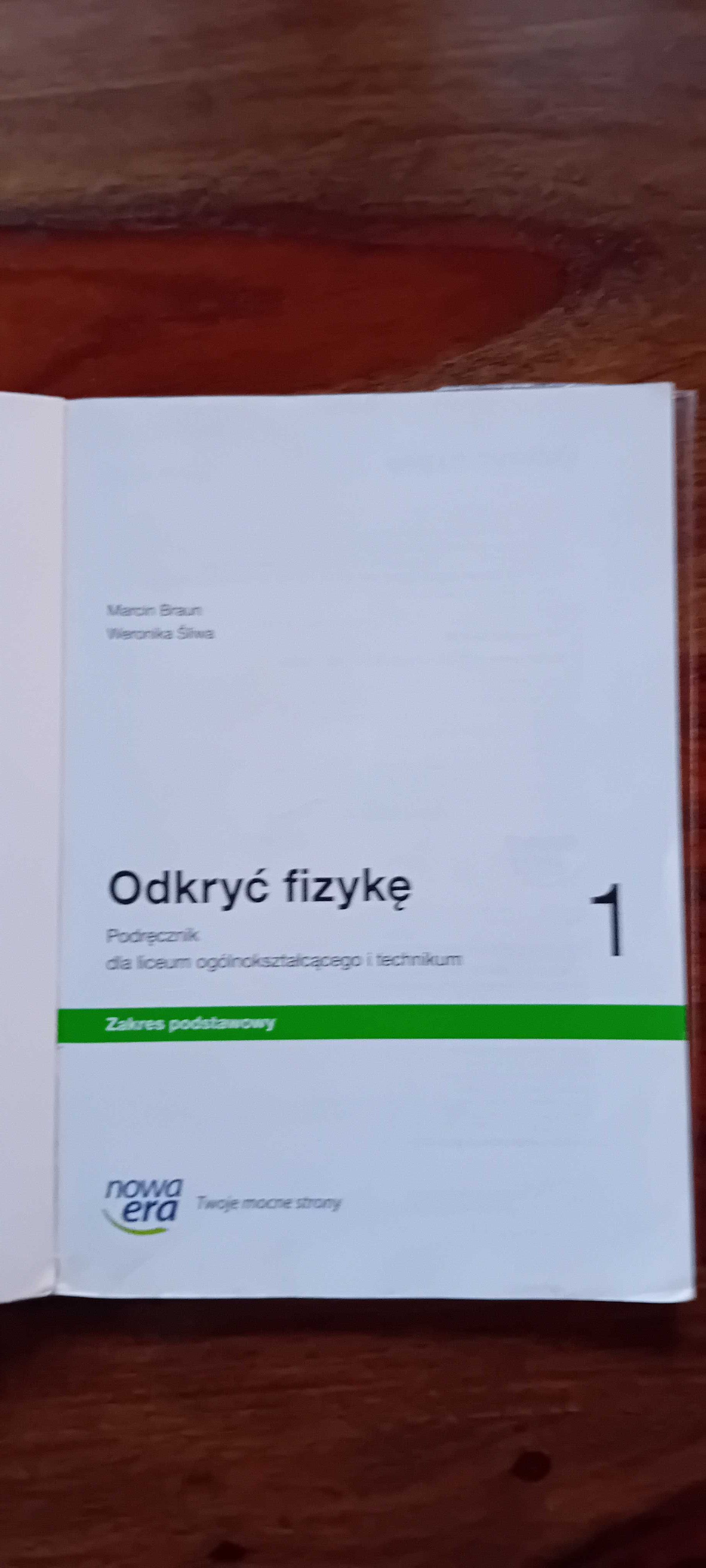 Podręcznik odkryć fizykę zakres podstawowy nowa era