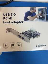 Контролер PCIe to USB 3.0 GEMBIRD (UPC-30-2P)