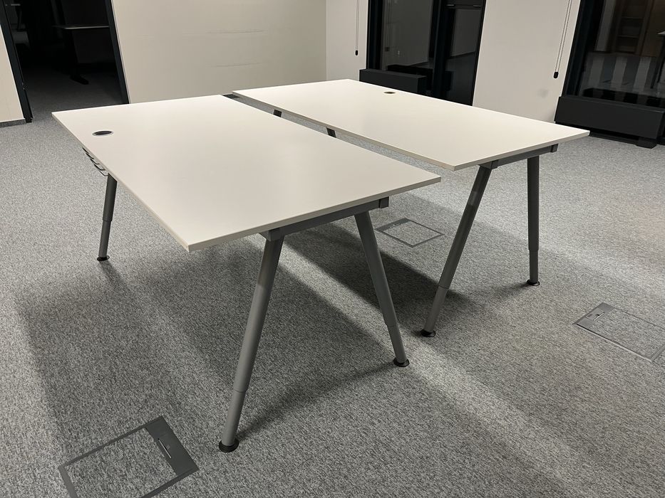 Biurko stół biały ikea galanz 160x80