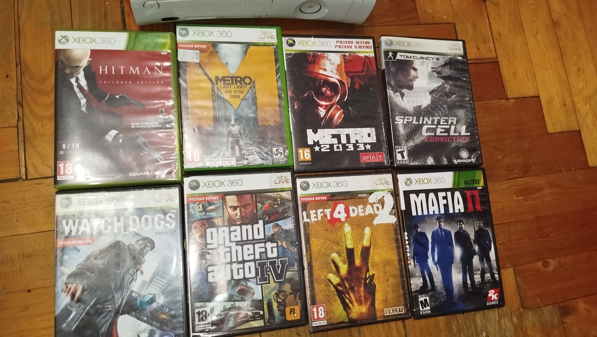 Диски xbox 360 одним лотом 16 шт