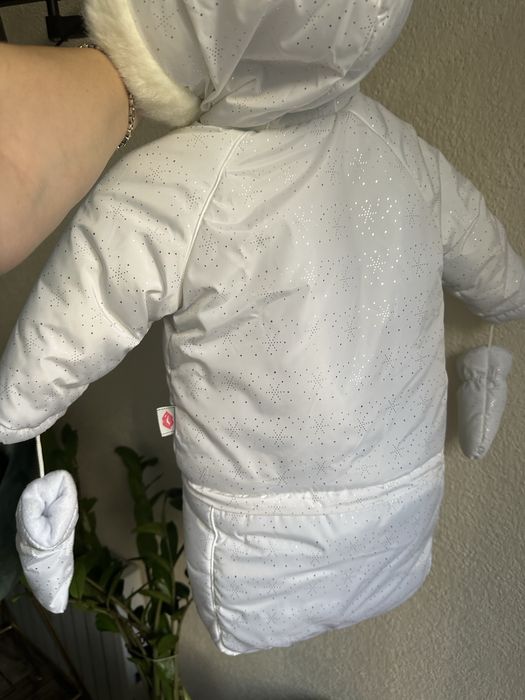 Дитячий зммовий конверт-комбінезон 3-6 місяців 62- 68розмір