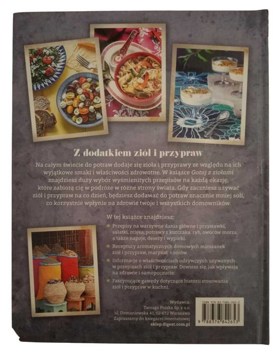 Książka "Gotuj z ziołami zdrowo i aromatycznie"