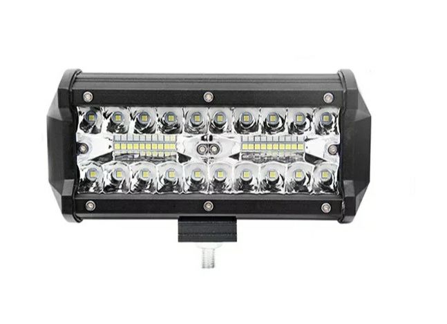 Faróis led universais 4x4 moto