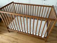 Sprzedam łóżeczko niemowlęce Woodies Stardust Cot 120x60 Craft vintage