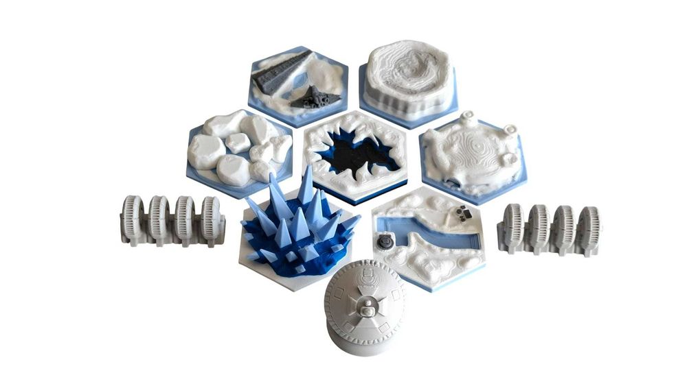 Bitwa o Hoth Hexy generator osłon działo jonowe 3D zestaw standardowy