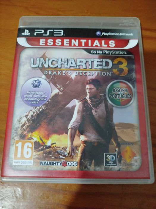 Uncharted 3 Drake's Deception para PS3 - Aceito Troca