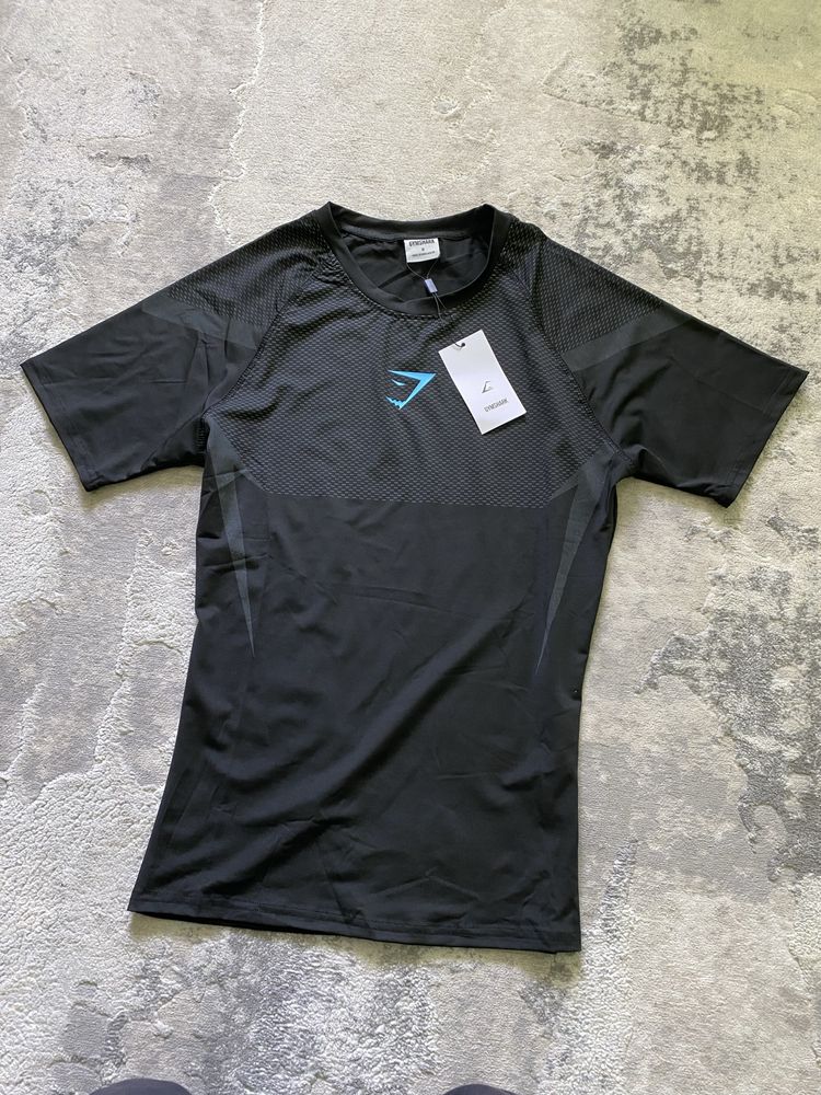 Останній розмір Gymshark Onyx V5 Seamless T-Shirt (Red M)