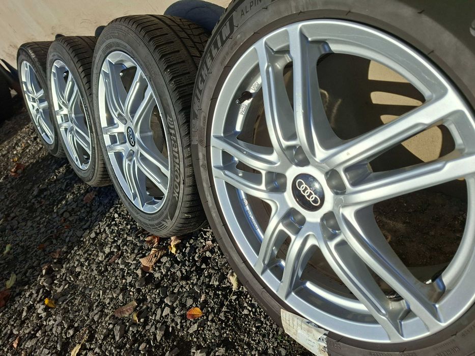 [K15] KOŁA ZIMOWE,ALUFELGI 17'' 5x112 AUDI A4 B7,B8,B9,A6 C6+225/50.