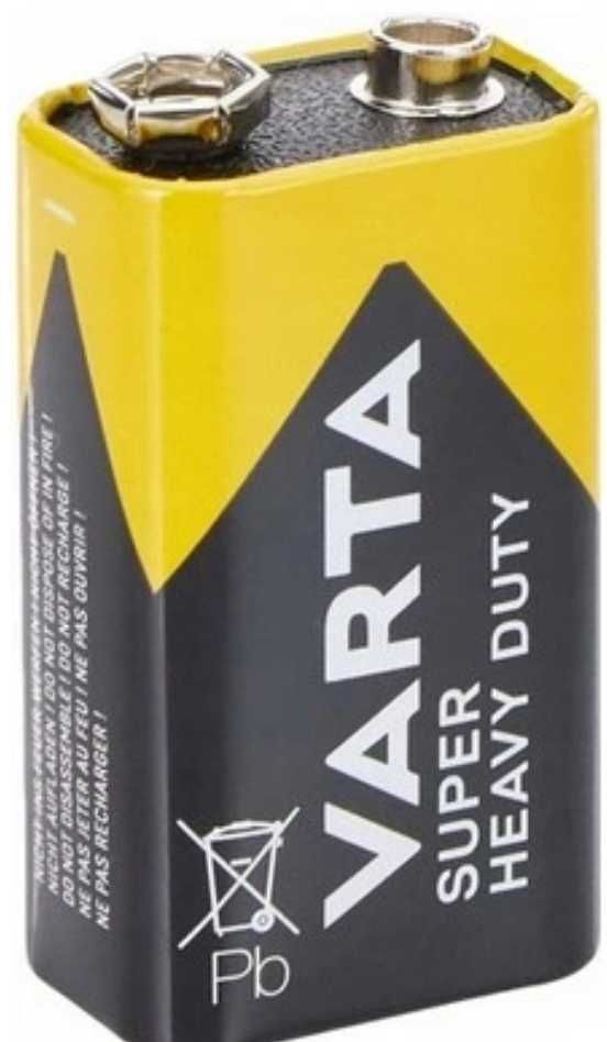 2 x Bateria Varta 9V (6F22)