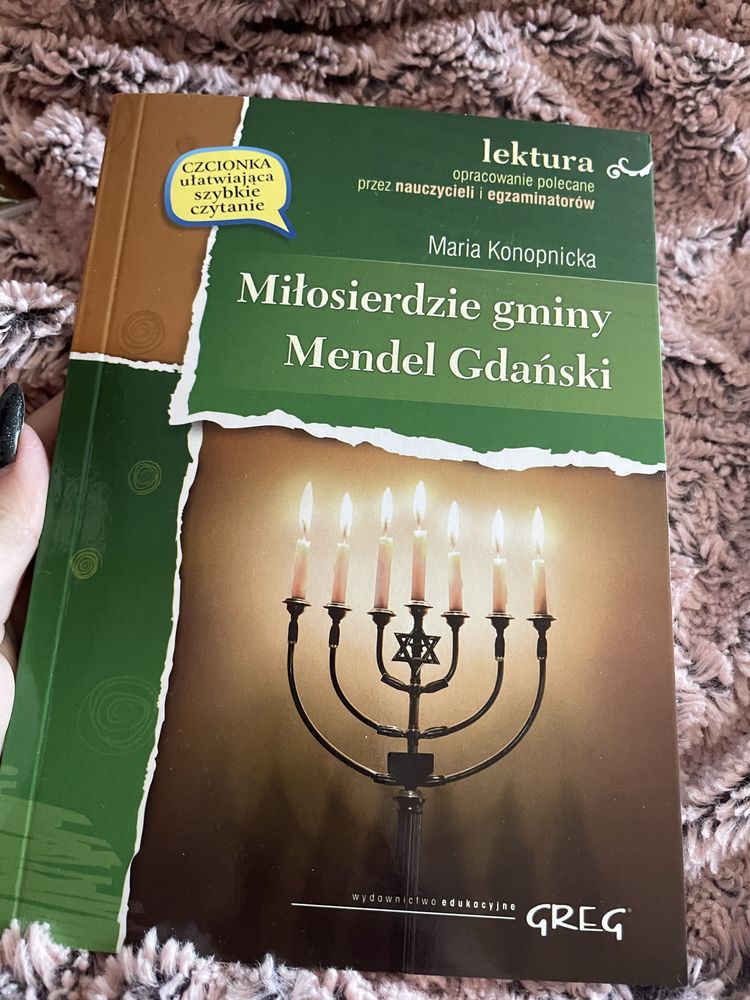 Mendel Gdański lektura szkolna