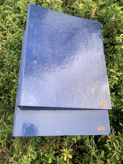 Nunca usadas; 16- Capas de arquivo, lombada media.