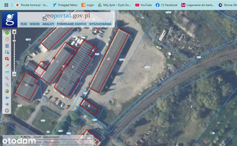 Plac składowy, parking, inne Podjuchy Niklowa 13