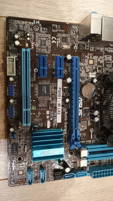 Мат плата сокет 1155+i3 2100