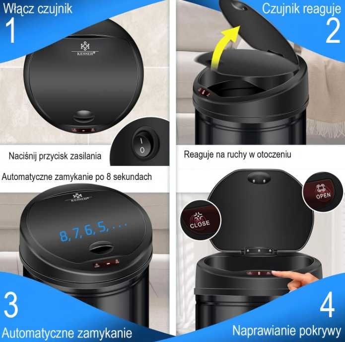 Kosz automatyczny KESSER 56l