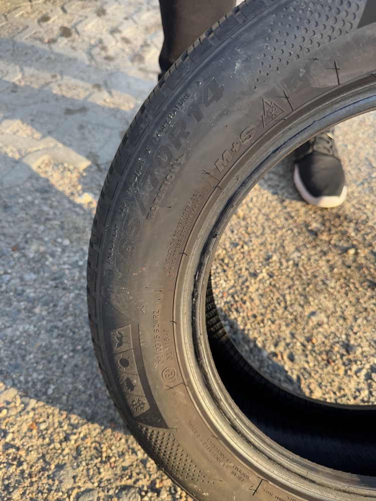 Dwie opony całoroczne Imperial all season driver 165/70 r14 81T