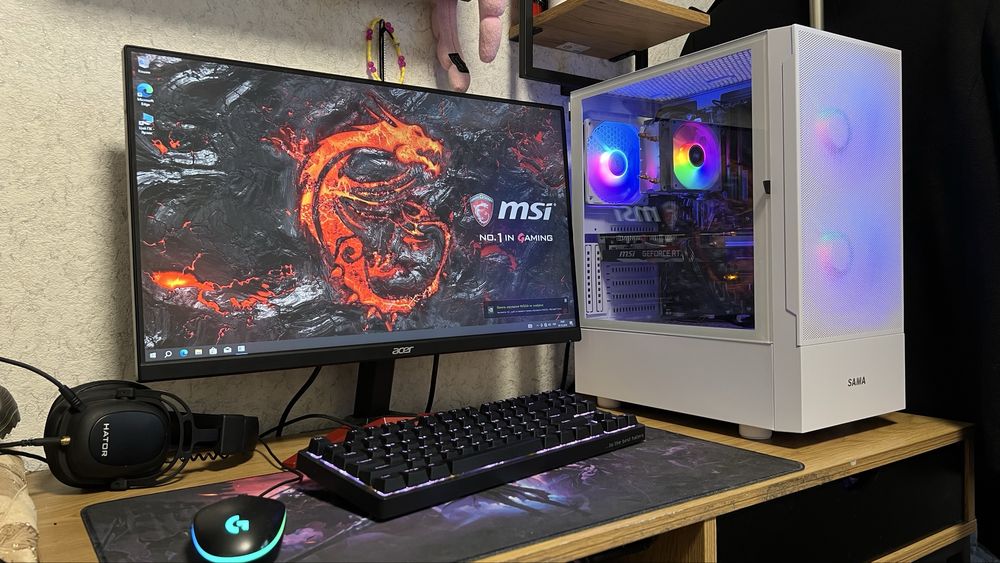 Игровой компьютер | i7 7700 | Asus RTX 2070 | 16gb ddr4 | SSD