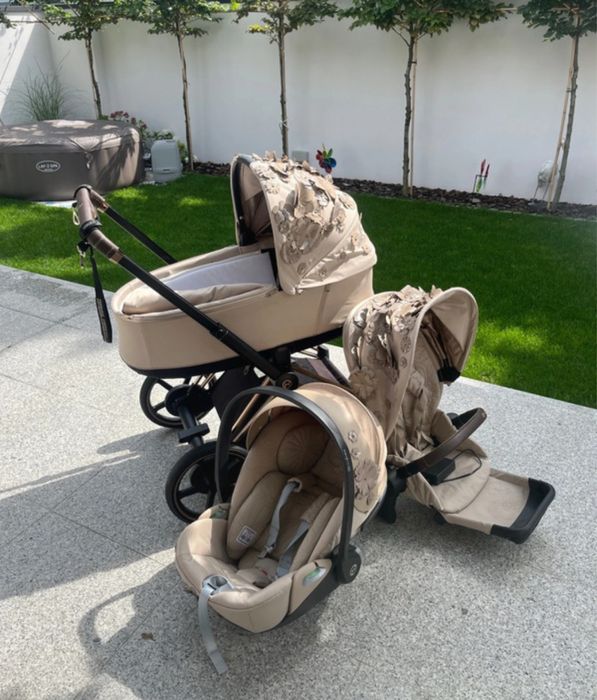 Cybex e-Priam flower beżowy nie priam
