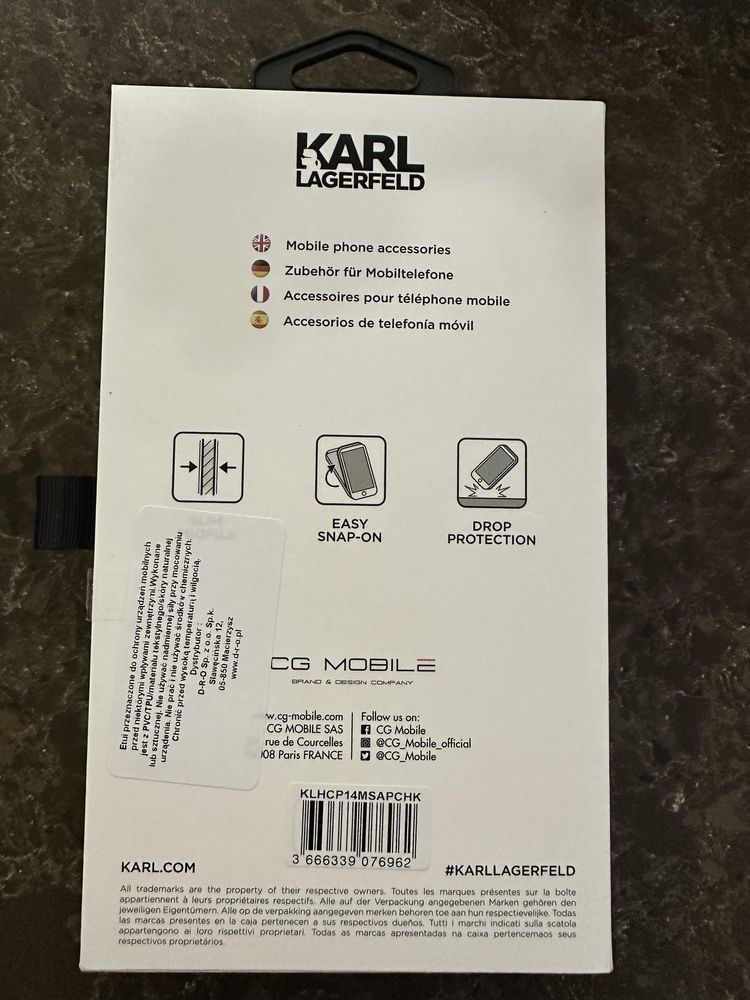 Чехол для iphone 14 plus KARLLAGERFELD