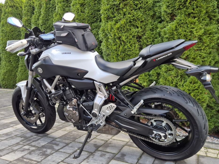 Yamaha MT 07 ABS JAK Nowa 12500km ks serw. Tuv, DODATKI kat A 09 600