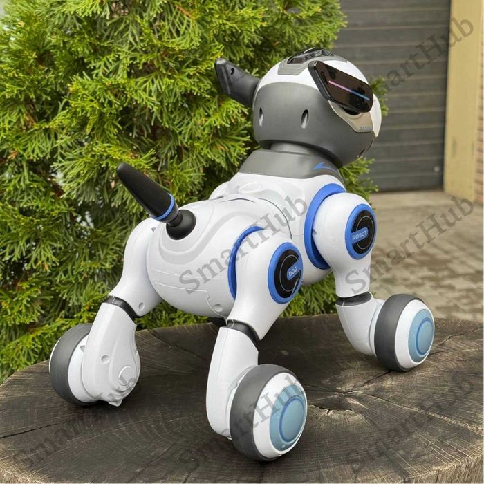 Собачка на радиоуправлении Volt синий, Песик на пульте, Собака-робот
