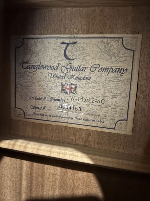 Гітара Tanglewood TW145/12SC - 12 струн