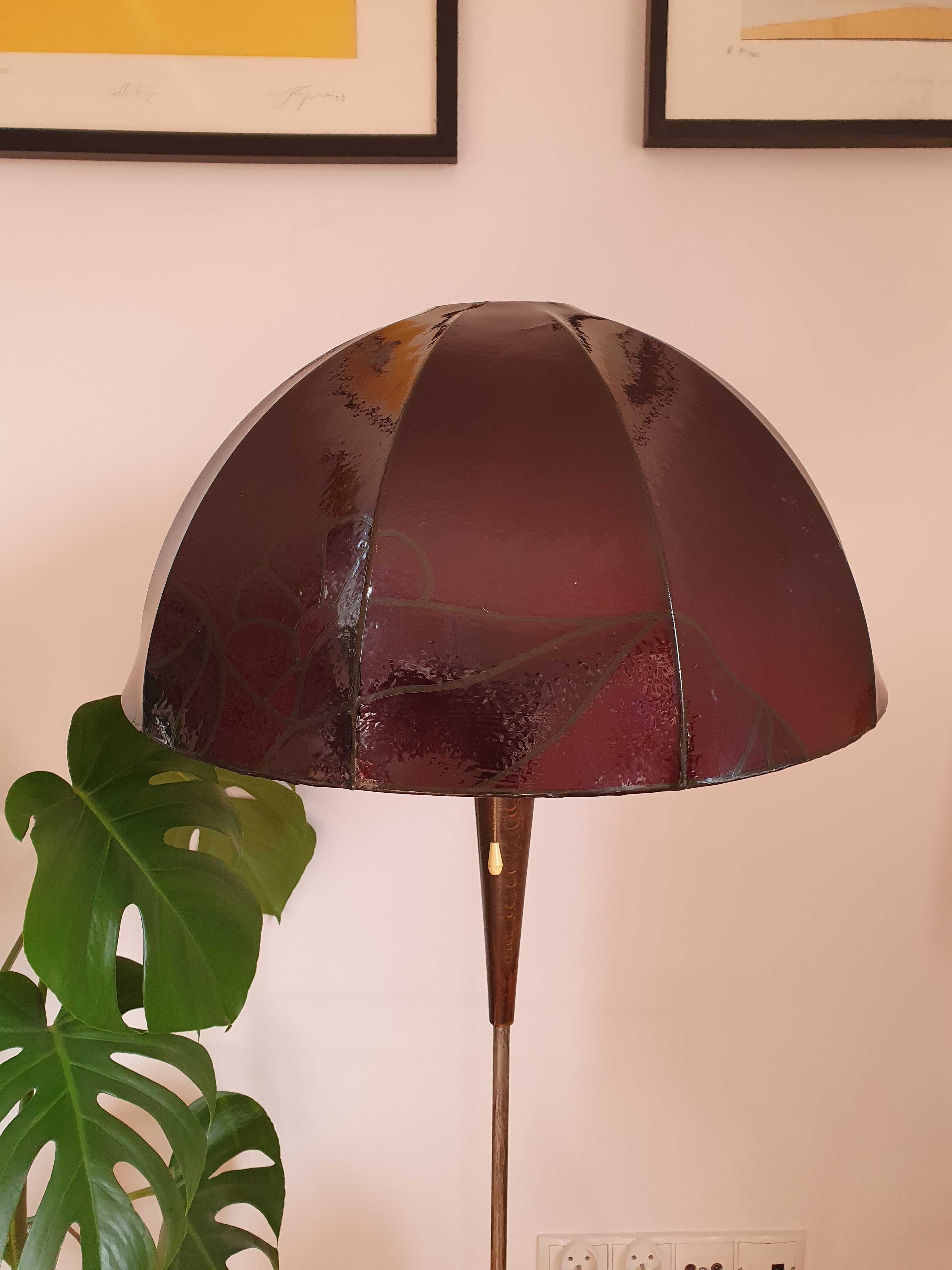 Lampa podłogowa, w stylu noir, lata 60, vinage / retro / PRL