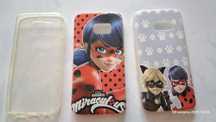 Zestaw 3 szt. Etui Samsung Galaxy S7 Biedronka i Czarny kot Miraculous