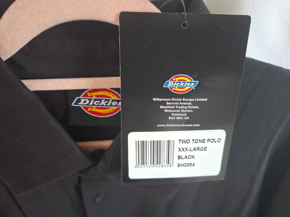 Dickies Koszulka polo Męska koszulka polo rozmiar 3XL 100% bawełna